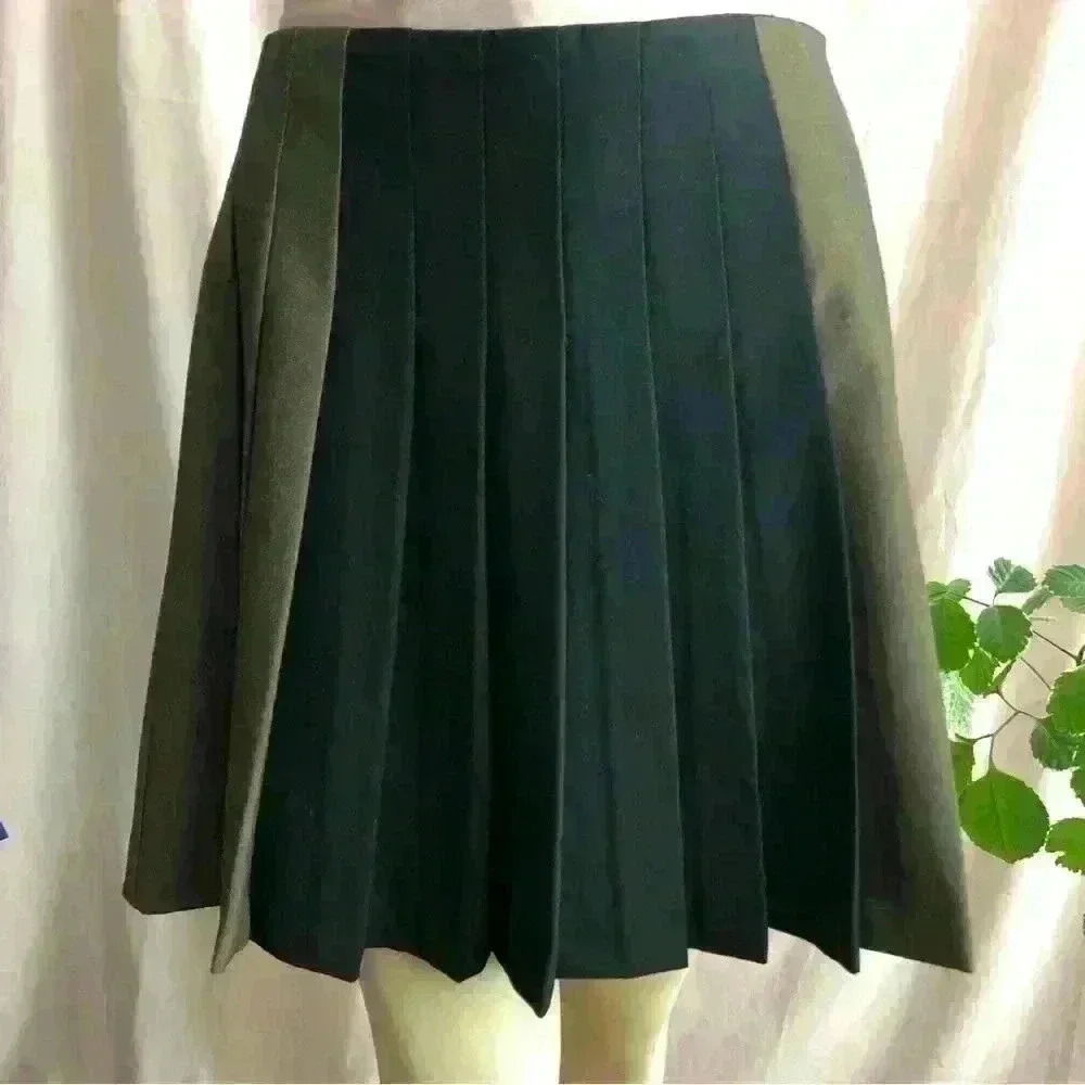 Pleated Mini  Skirt